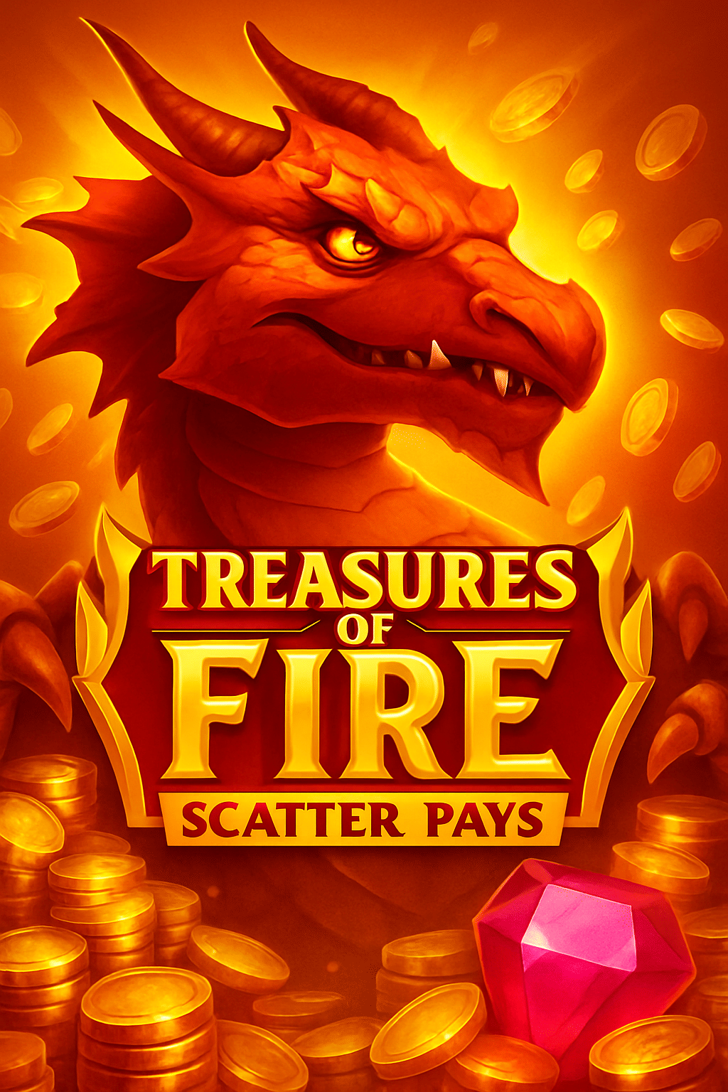 Treasures of Fire: Scatter Pays