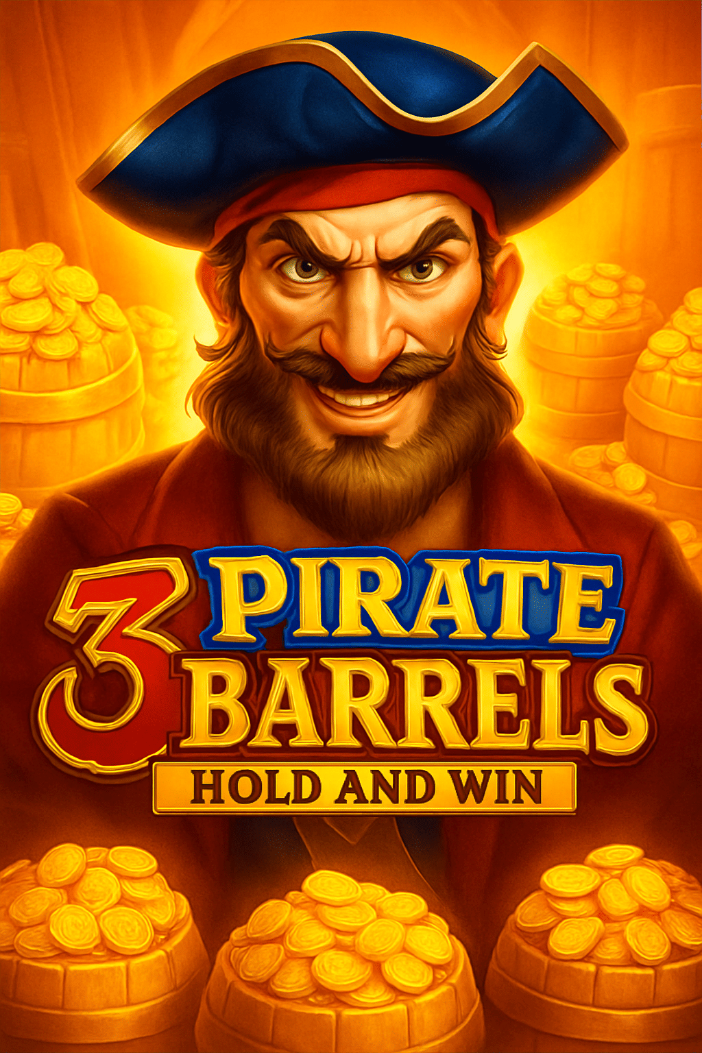 3 Pirate Barrels: Hold and Win