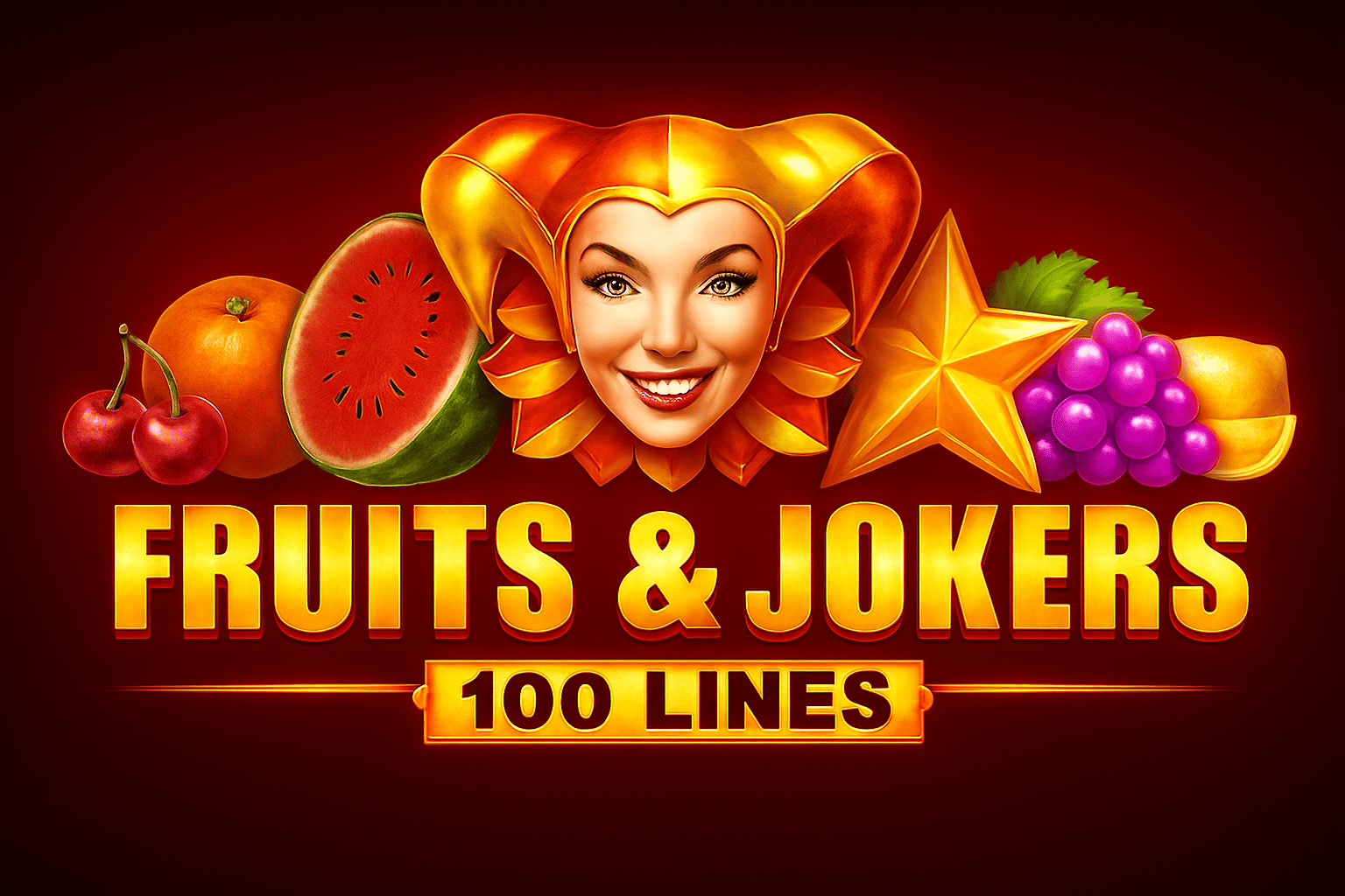 Fruits & Jokers 100 lines