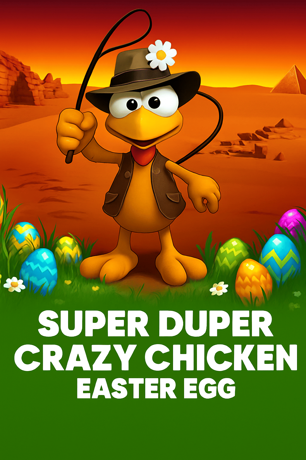 Super Duper Crazy Chicken Easter Egg