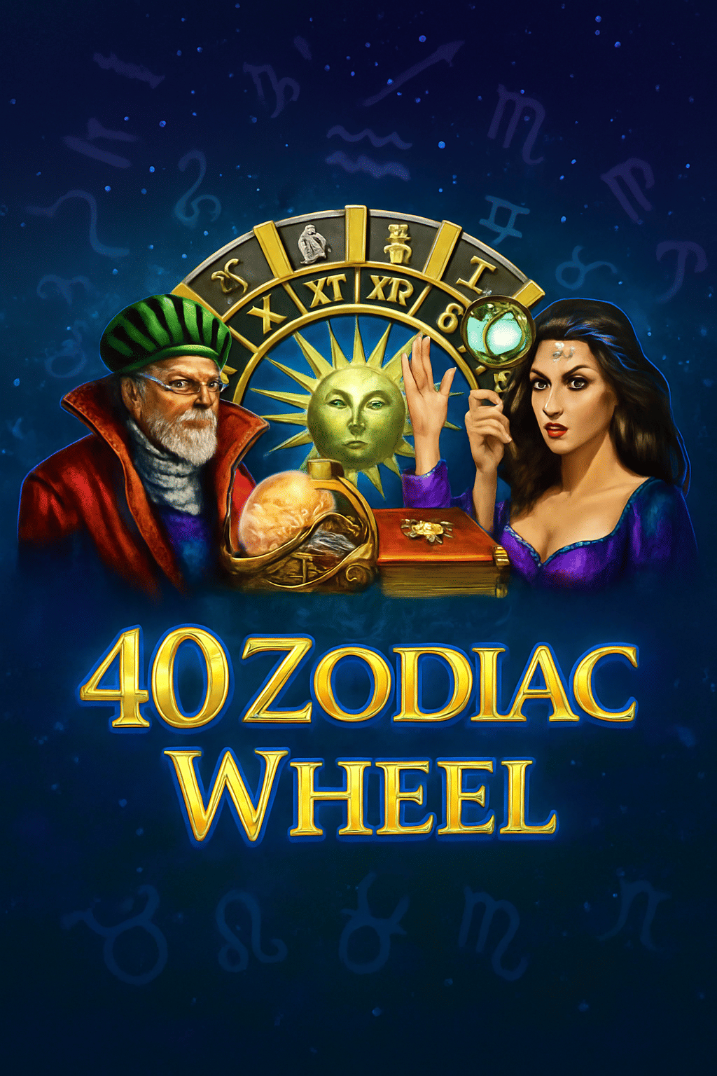 40 Zodiac Wheel Bell Link
