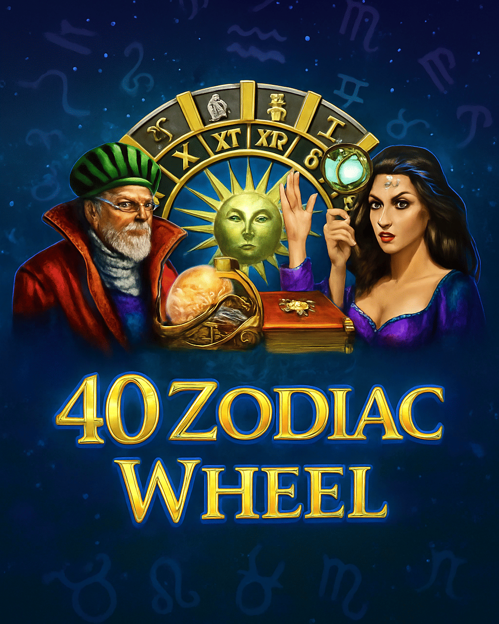 40 Zodiac Wheel Bell Link