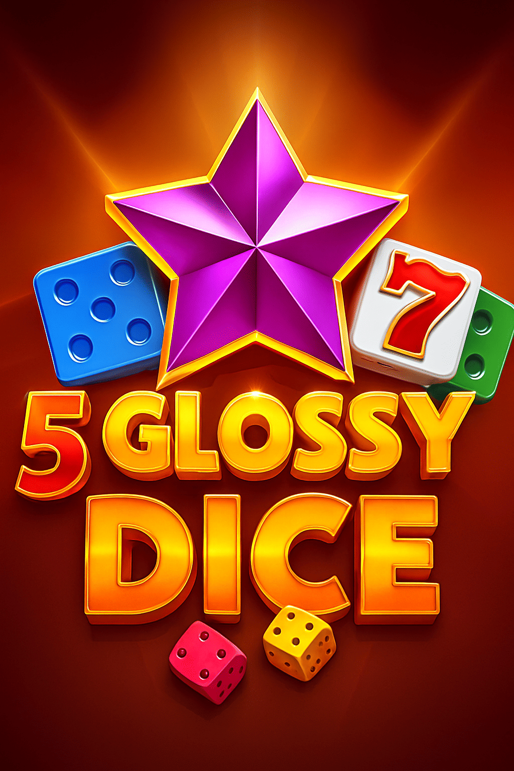 5 Glossy Dice