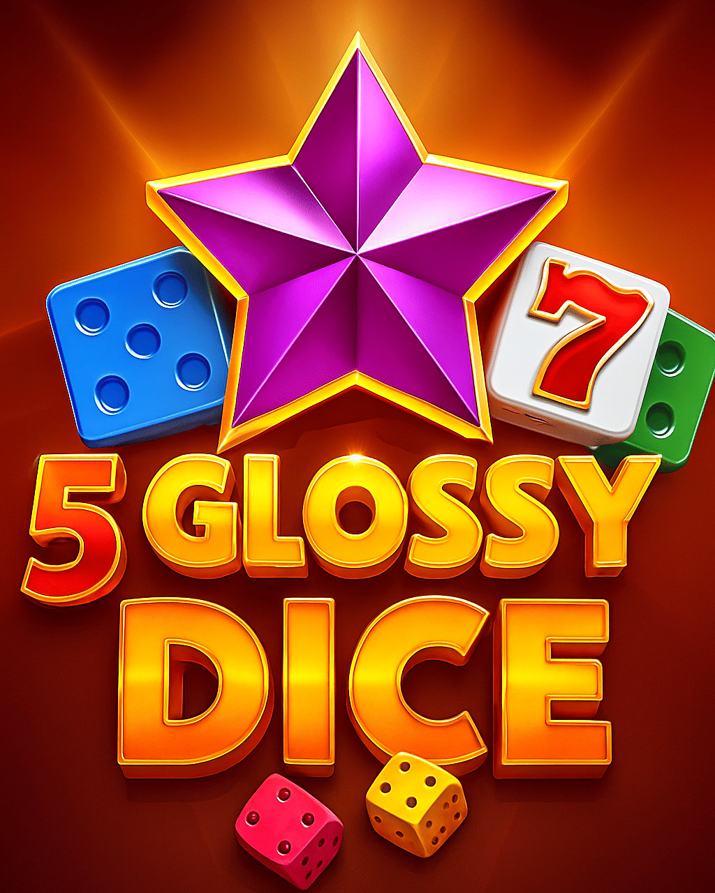 5 Glossy Dice