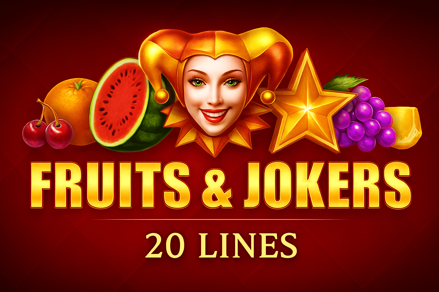 Fruits & Jokers: 20 lines