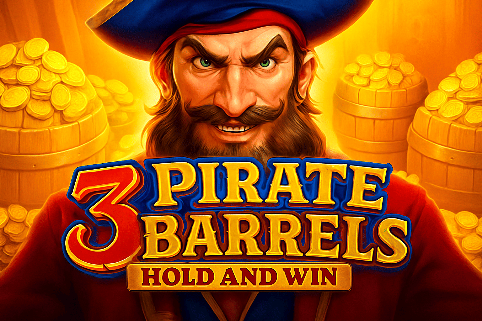 3 Pirate Barrels: Hold and Win